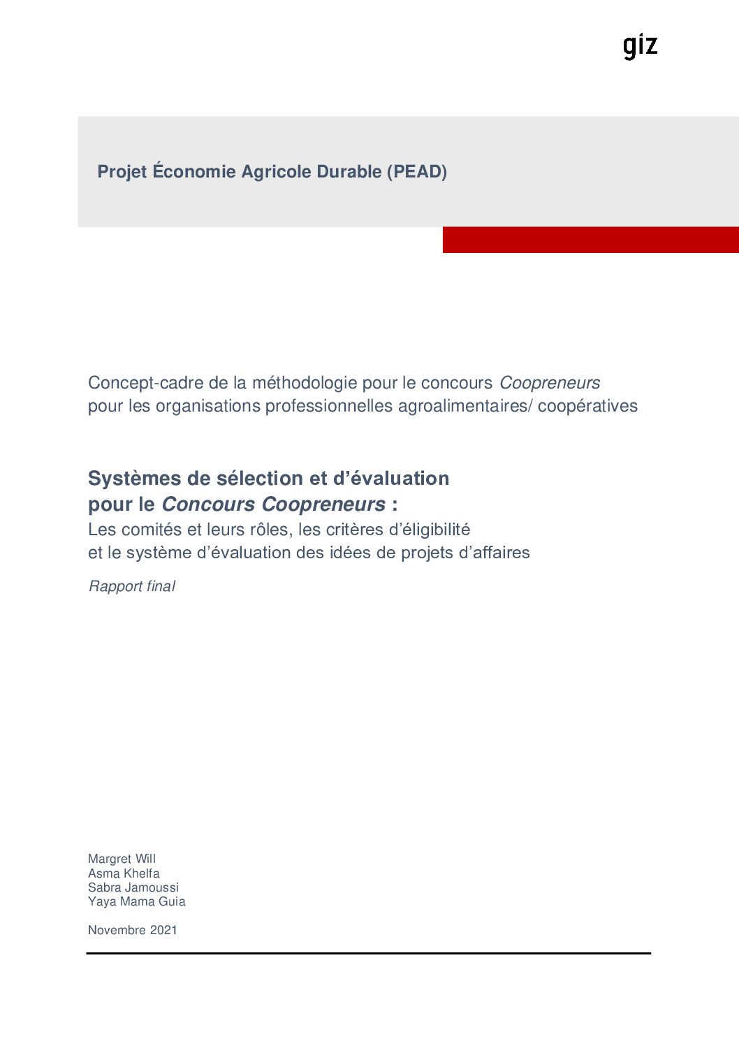 CPN – 1b. Méthodologie – Système d’évaluation_FRA