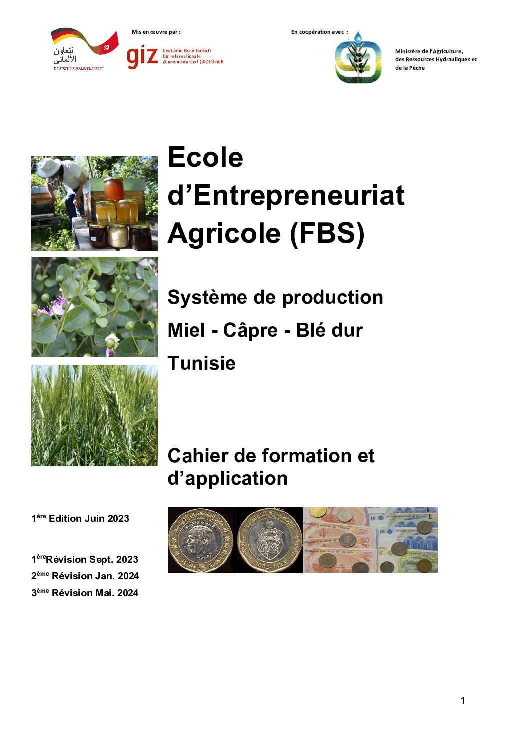 Outil de formation FBS N°2 Cahier FBS Miel-Câpre-Blé Dur_FR validé